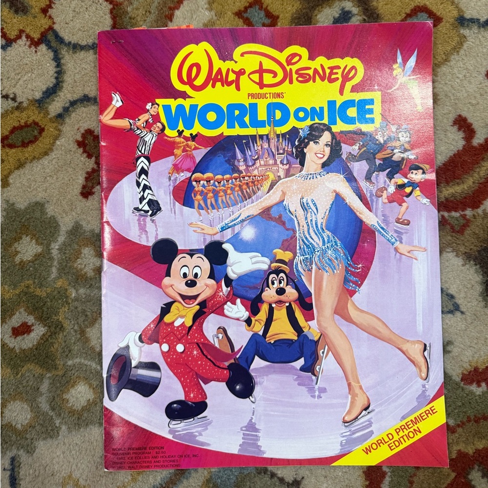 1986 Disney Program with original tickets